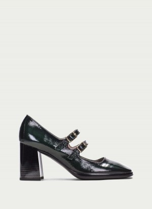 Hispanitas Monaco Mary Jane Schoenen Dames Groen | MCO1238NK