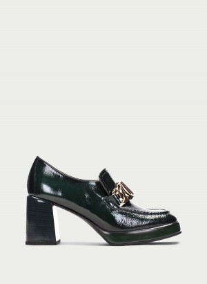 Hispanitas Tokio Loafers Dames Groen | KIG4830LU