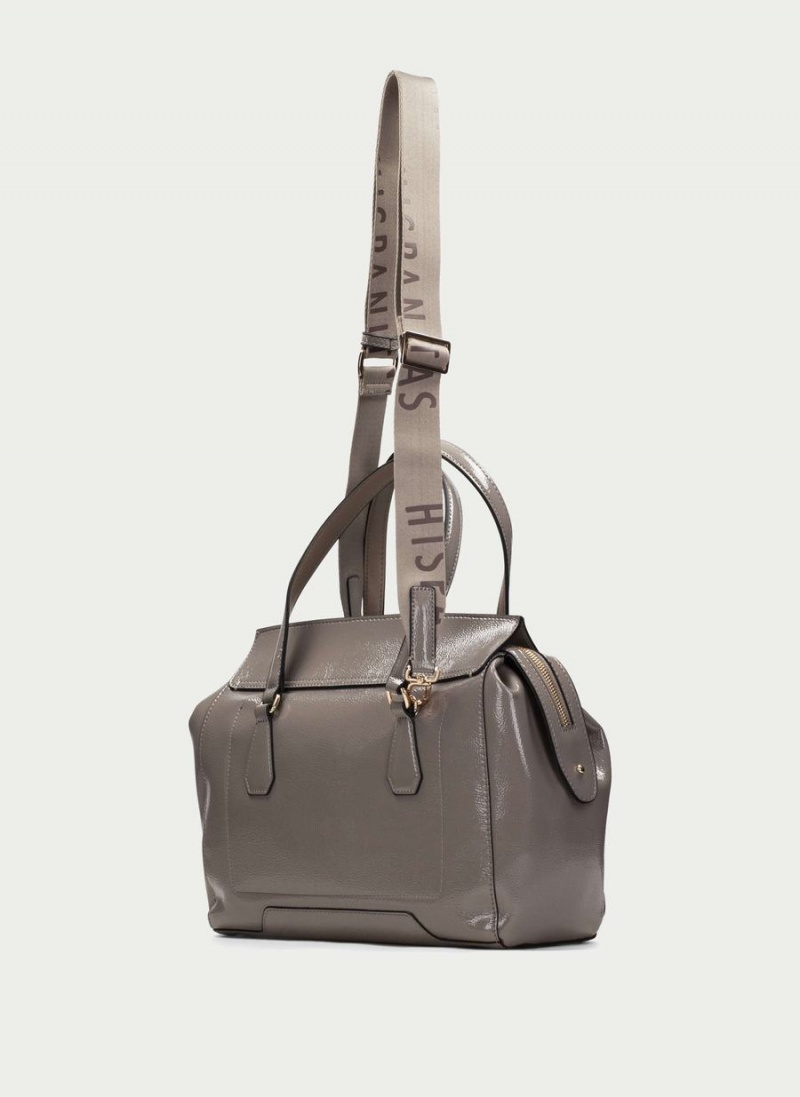 Hispanitas Tote Tassen Dames Grijs Bruin | FPQ7942PJ